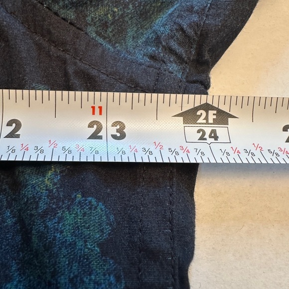 Robert Graham Size 2XL Modern Americana Button Down Floral Shirt Navy Light Blue - Picture 8 of 10